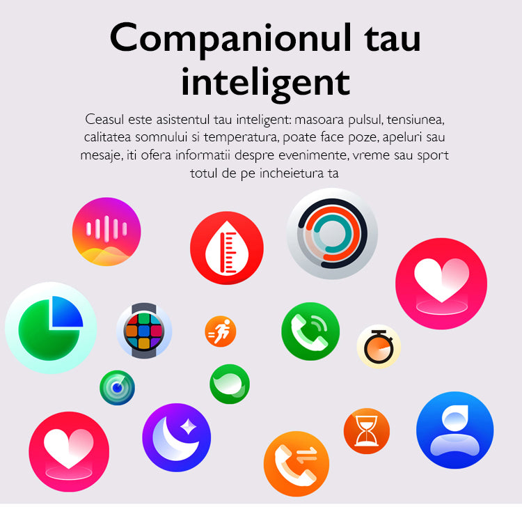 Ceas Smartwatch Femei TechONE K58 Ultra, Auriu Ceas Smartwatch Femei TechONE K58 Ultra, Auriu